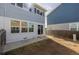 Backyard featuring a sliding glass door and cement patio at 11141 Gaylord St, Northglenn, CO 80233