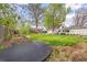 Expansive backyard with grass lawn and in-ground trampoline at 1935 Oneida St, Denver, CO 80220