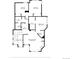Detailed floor plan displaying the layout of the home's second floor at 1544 S Elizabeth St, Denver, CO 80210