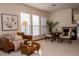 Bright living room with comfortable seating, fireplace, and elegant decor at 4315 Bella Vista Dr, Longmont, CO 80503