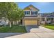 Charming two-story home with a well-manicured front yard, covered porch and inviting exterior at 3802 Chaffee Ct, Castle Rock, CO 80109