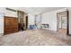 This open bedroom space offers a window view and closet at 2742 S Xanadu Way, Aurora, CO 80014