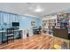 Spacious basement with laminated floors, offering a versatile workspace at 6776 S Independence St, Littleton, CO 80128