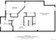 Basement floorplan features a bedroom, bathroom, utility, and recreation room layout at 5421 S Vivian St, Littleton, CO 80127