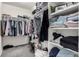 Walk-in closet with ample storage, including shelves for folded clothes and rods for hanging garments at 17706 Cherokee St, Broomfield, CO 80023