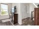 Light-filled entryway featuring durable floors, perfect for welcoming guests into your home at 17706 Cherokee St, Broomfield, CO 80023