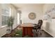 Charming office with hardwood desk, decorative rug, and natural lighting at 17706 Cherokee St, Broomfield, CO 80023