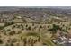 Aerial view of neighborhood, walking paths and open spaces at 22485 Laurel Oak Dr, Parker, CO 80138