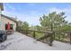 Large deck is perfect for outdoor entertaining with beautiful views and space for seating and a grill at 22485 Laurel Oak Dr, Parker, CO 80138