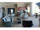 Open clubhouse features a comfortable lounge area, and modern kitchen at 4680 Copeland Loop # 203, Highlands Ranch, CO 80126