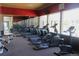 Bright gym featuring rows of treadmills and elliptical machines at 4680 Copeland Loop # 203, Highlands Ranch, CO 80126