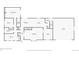 Detailed floor plan showcasing the layout of the home's first floor, including room dimensions at 5857 S Logan Ct, Centennial, CO 80121
