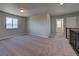 Upstairs Bonus Room: Neutral tones, plush carpeting, natural light and easy access to additional rooms at 16858 Greyhawk Dr, Monument, CO 80132