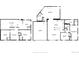 Detailed floor plan showcasing the layout of the home, including room dimensions and placement at 13905 W 21St Ave, Golden, CO 80401