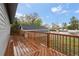 This home features a spacious exterior deck, perfect for enjoying the outdoors at 400 Division Blvd, Platteville, CO 80651