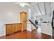 Kitchen with a cabinet and counterspace near the stairway at 961 S Miller Way, Lakewood, CO 80226