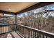 View from covered balcony showing natural light and lovely scenery at 9350 W Florida Ave, Lakewood, CO 80232