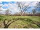 Expansive grassy lot highlighted by mature trees offering ample space for outdoor activities at 9350 W Florida Ave, Lakewood, CO 80232