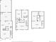 Detailed floor plan showcasing the layout of the first floor, second floor, and basement at 6914 E Briarwood Dr, Centennial, CO 80112