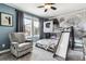 bedroom with bunk bed, slide, and ample natural light at 1575 Ridgetrail Ct, Castle Rock, CO 80104