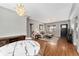 Spacious living room showcasing hardwood floors, stylish furnishings, and an open layout at 1534 Rosemary St, Denver, CO 80220