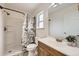 Bathroom featuring shower and sleek vanity at 2789 Decatur Dr, Broomfield, CO 80020