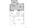 First floor plan featuring a gourmet kitchen, great room, study, dining room, and a convenient two-car garage at 24768 E 40Th Ave, Aurora, CO 80019