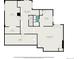 Floor plan depicting the layout of the basement, including the storage and recreation room at 21064 Woodside Ln, Parker, CO 80138