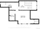 Floorplan illustrating the bathroom, hall, walk-in closet, and bedroom dimensions at 1165 N Pennsylvania St # 3B, Denver, CO 80203