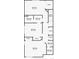 Detailed floor plan showcasing bedroom and bathroom dimensions, closet locations and stairs at 28340 Dylon Cir, Elizabeth, CO 80107