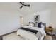 Main bedroom with ceiling fan and plenty of natural light at 1218 Ascot Ave, Highlands Ranch, CO 80126