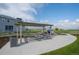 Community picnic area with tables and shaded seating by the playground at 5319 Warrior St, Frederick, CO 80504
