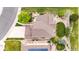Aerial view of the property showcasing the roof, landscaping, and surrounding neighborhood at 22962 Briar Leaf Ave, Parker, CO 80138