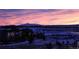 Breathtaking scenic view of the mountains at dusk, adding a touch of serenity and tranquility at 22962 Briar Leaf Ave, Parker, CO 80138