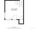 Floor plan of the second floor featuring the layout of the living room at 1000 Zang St, Golden, CO 80401