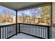 Private balcony overlooking snow-covered landscape at 7820 W 87Th Dr # A, Arvada, CO 80005