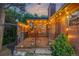 The backyard deck area is perfect for relaxing under string lights in the evenings at 19 Rock Ln, Castle Rock, CO 80104