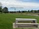 Close to a wide green space with a picnic table, a short walk from the townhomes at 19246 E Idaho Pl # 102, Aurora, CO 80017