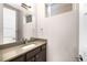 Small bathroom with single sink vanity and modern fixtures at 4455 Tennyson St, Denver, CO 80212