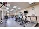 Well equipped gym includes weight machines, treadmill, elliptical, weights and a television at 2240 N Clay St # 406, Denver, CO 80211