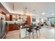 Modern kitchen with sleek countertops, stainless steel appliances, and an open layout at 2240 N Clay St # 406, Denver, CO 80211