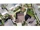 Aerial view of a home with a large backyard, wooden deck, and patio at 6079 W Prentice Ave, Littleton, CO 80123