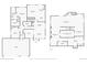 Detailed floor plan of the main level with dimensions for the living room, kitchen, bedrooms, and garage at 6079 W Prentice Ave, Littleton, CO 80123