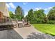 Patio area with stairs to raised deck at 2520 Eldridge Cir, Golden, CO 80401