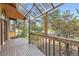 This porch offers a lovely outdoor space with wooden railings and natural light at 916 W Alder St, Louisville, CO 80027