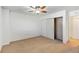 Bedroom with neutral carpet and double-door closet at 2030 Gyros Cir # 155, Lafayette, CO 80026