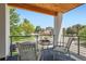 Inviting balcony features comfortable seating and neighborhood views at 2599 S Cherokee St, Denver, CO 80223
