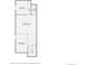 Floor plan featuring the recreation room, exercise room, bedroom, and bathroom at 2599 S Cherokee St, Denver, CO 80223