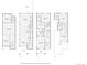 Floor plan showcasing the layout of a multi-level home with dimensions at 2599 S Cherokee St, Denver, CO 80223