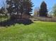 Spacious backyard with lush green grass, wooden and metal fencing, and mature trees at 6238 S Cherry Cir, Centennial, CO 80121